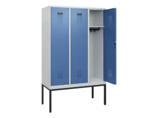 schoollocker,HxBxD 1950x1200x500mm,3vak,vak B 400mm,cil.-slot - 1