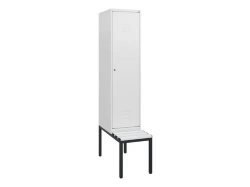 locker met bank,HxBxD 1950x400x815mm,1vak,vak B 400mm,cil.-slot