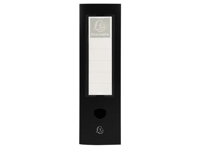 Boite de classement bouton pression dos 60mm PP noir