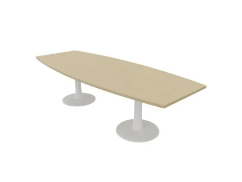 vergadertafel,HxBxD 740x2800x1100mm,vatvormig