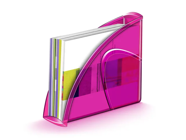Tijdschriftcassette CEP Happy A4 plastic indian pink