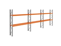 palletstelling,basis+2xaanbouw,HxBxD 3360x8500x750mm,vakl. 3000kg