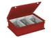 Euronormkoffer Indeling Bestek Pe Scharnierdeksel 130x400x300mm Rood