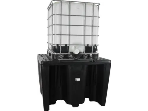 PE-opvangbak,v. 1xIBC,opvangvol. 1000l,HxBxD 1000x1450x1450mm