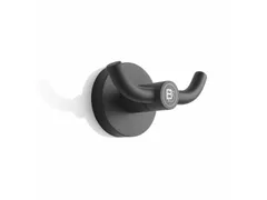 Kledinghaak Blacksatino 2 haaks zwart 332120