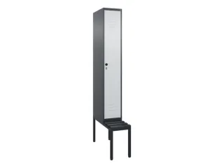 locker voor scheiding van kleding,HxBxD 2120x300x815mm,1vak - 1