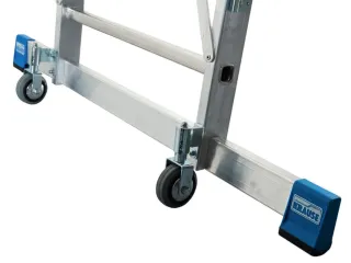verrijdbare treden-platformladder eenzijdig 12treden stand H 2 8m - 5