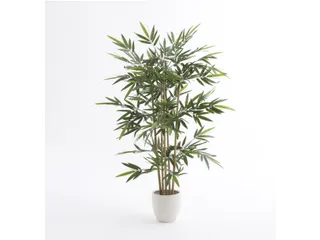 Kunstplant Mica Bamboe in plastic pot 150cm - 4