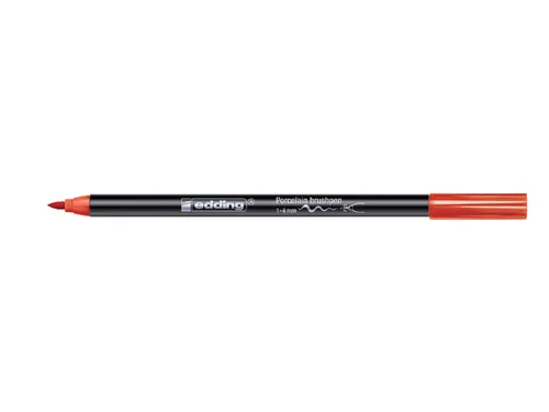 Brushpen edding 4200 porselein rood