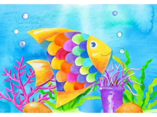 Aquarelpotlood Faber-Castell kinder etui 48 stuks met slijper en pense - 6
