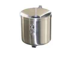 Veiligheidswandasbak Rvs 2.4 liter 145x150mm Kantelbaar Cilinderslot