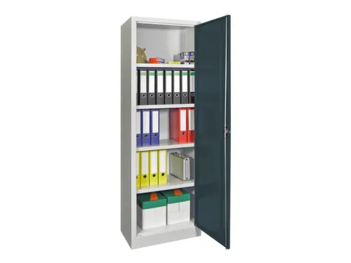 universele kast,HxBxD 1950x640x400mm,RAL7035,front RAL7016