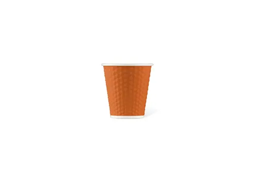Beker porselein Les Artistes Paris 180ml met siliconen grip Oranje
