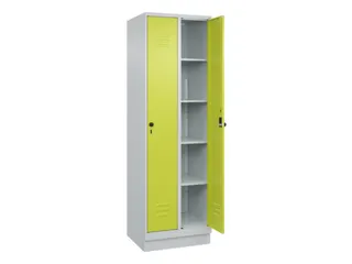 wasgoedverdeelkast,HxBxD 1950x600x500mm,vak B 300mm,draaigrendel - 2