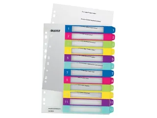 WOW printbare index, 12 tabs - 2