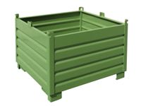 Systeem-Stapelcontainer Groen 850x1200x1200mm 1000kg Inhoud 1m³
