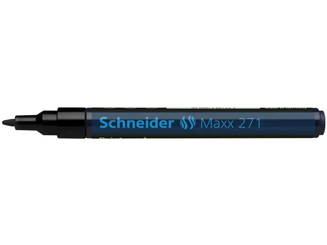 Lakmarker Schneider Maxx 271 1-2 mm zwart