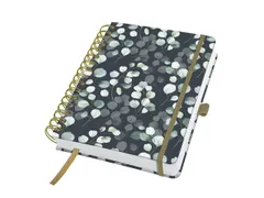 Notitieboek Jolie A5 spiraal Eucalyptus Night HC punt- gelijnd 240pag