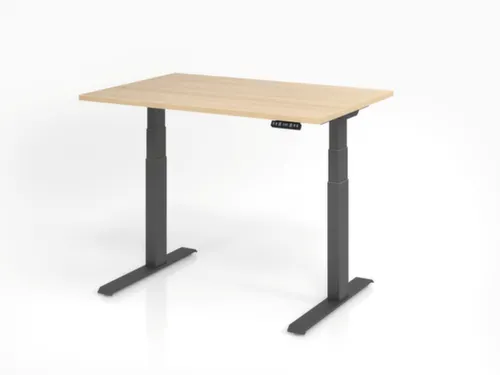 Elektrisch in hgte vst. zit-sta-bureau,HxBxD 640-1290x1200x800mm
