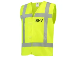 Tricorp V-RWS fluohesje voor BHV, fluo geel, maat XL/2XL, per stuk