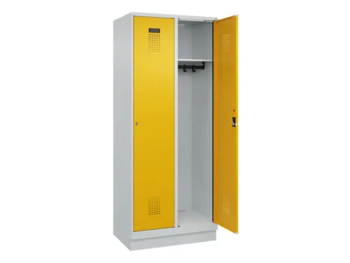 locker,HxBxD 1950x800x500mm,2vak,vak B 400mm,cil.-slot,sokkel