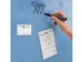 Glas Magneetbord Sigel Artverum Blue Structure Mat 60x40cm