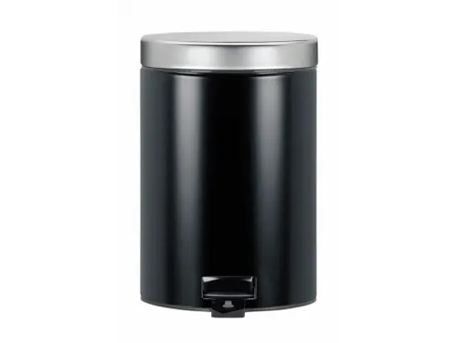 Pedaalemmer Newicon 3 Liter Mat Zwart Rvs