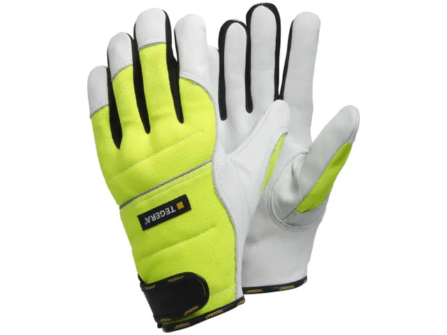 Tegera 951 kettingzaaghandschoenen, geel/wit, maat 9