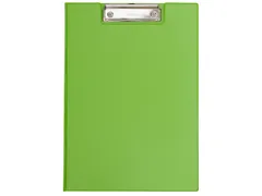 Klembordmap MAUL A4 staand met penlus PVC neon groen