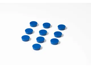 Memomagneten Blauw 25mm Doos 10 stuks - 1