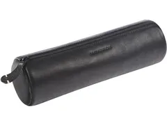 Lederen Pennenzak Rond Zwart