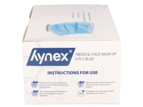 Mondmasker Hynex IIR 3-laags 50 stuks blauw