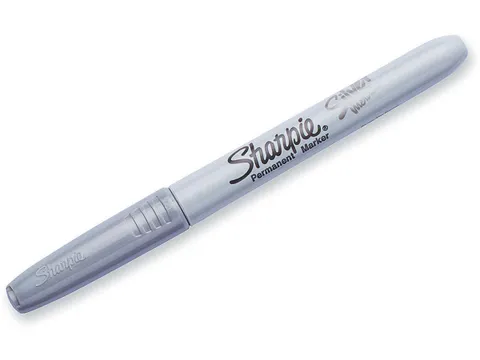 Permanente Marker Metallic, Fijne Punt, Zilver