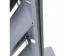 OUTLET Totem porte-brochures argent avec étagères en métal