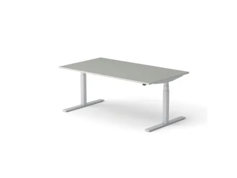 Elektrisch ihv bureau HxBxD 640-1300x1800x1000mm blad grijs
