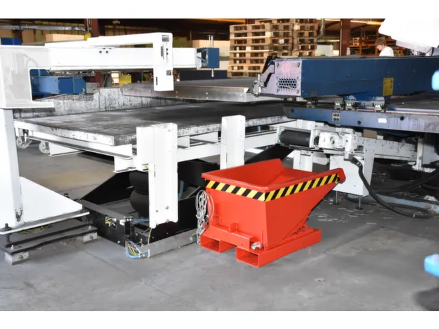 Kiepbak voor spaanders,HxLxB 1095x1720x1070mm,1,2m³,draagverm. 1500kg