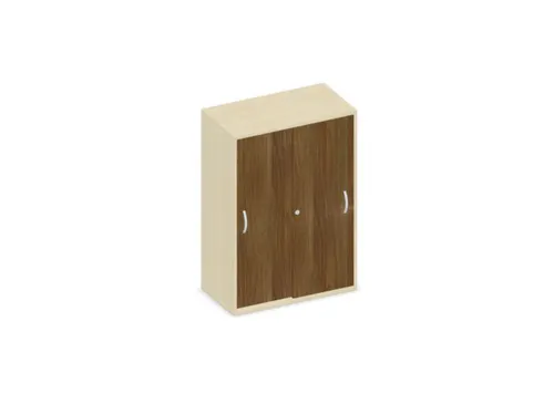 Schuifdeurkast 1150x800x430mm Romp Esdoorn Decor Front Noten