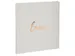 Livre d'or 140 pages tranche or - Format 21x19cm - LOVE Blanc - Blanc