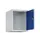 opzetkast,v. locker,1vak.,vak B 400mm,HxBxD 500x400x500mm,cilinderslot