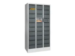 Postsorteerkast 1850x930x500mm 3x10 Vakken Ral7035 Front Ral7016
