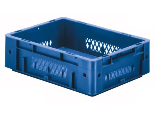 Euronorm Stapelkrat 120x400x300mm 9.2l Wanden Opengewerkt/Bodem Gesl