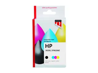 Inktcartridge Quantore alternatief tbv HP 3YN10AE 303XL zwart+kleur - 1