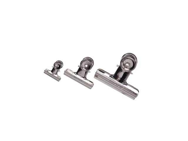 Papierklem MAUL Bulldog 30mm capaciteit 10mm zilver