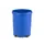 Ronde Papierbak 50 Liter Blauw