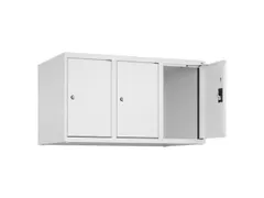 opzetkast,v. locker,3vak.,vak B 300mm,HxBxD 500x900x500mm,cilinderslot