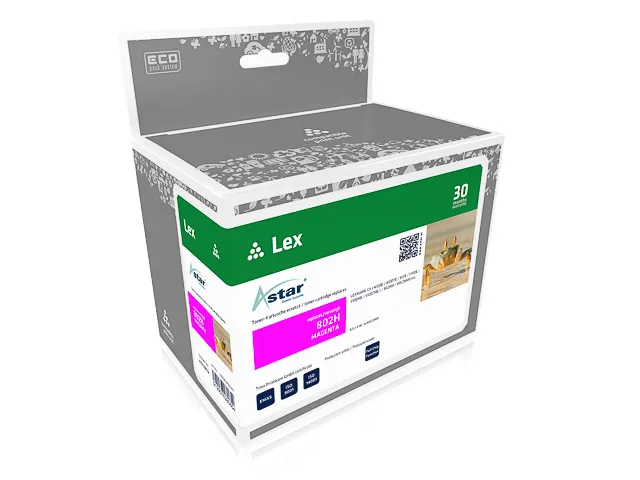 AS12802 Astar Lexmark 80C2HM0 CX toner magenta rebuilt 3000pag chip