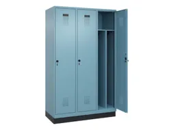locker voor scheiding van kleding,HxBxD 1950x1200x500mm,3vak