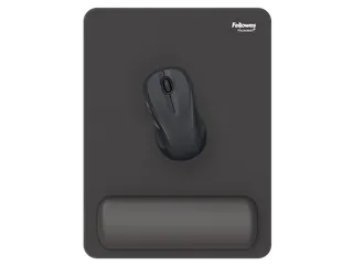 Muismat met polssteun Fellowes Breyta XL zwart 21x28cm - 2