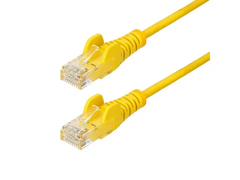 25cm Dunne CAT6 Ethernet Kabel Geel
