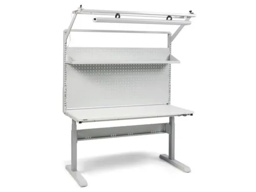 geperforeerde plaat,v. montagetafel,HxB 389x1474mm,staal